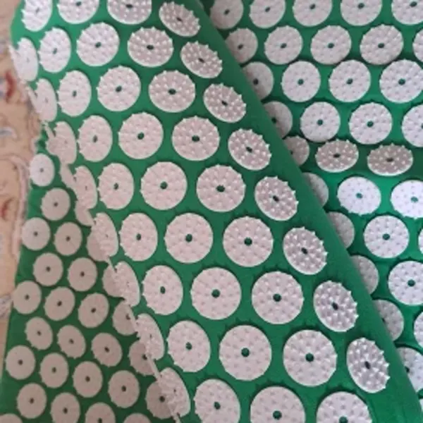 SpikeRest acupressure mat in Green, photographed by a verified buyer in Ireland